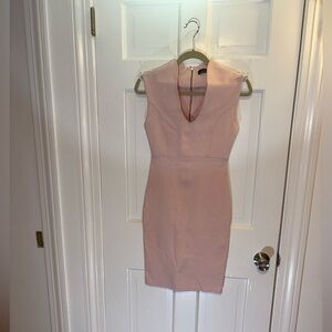 LISETTE Light Pink Sleeveless Mini Dress